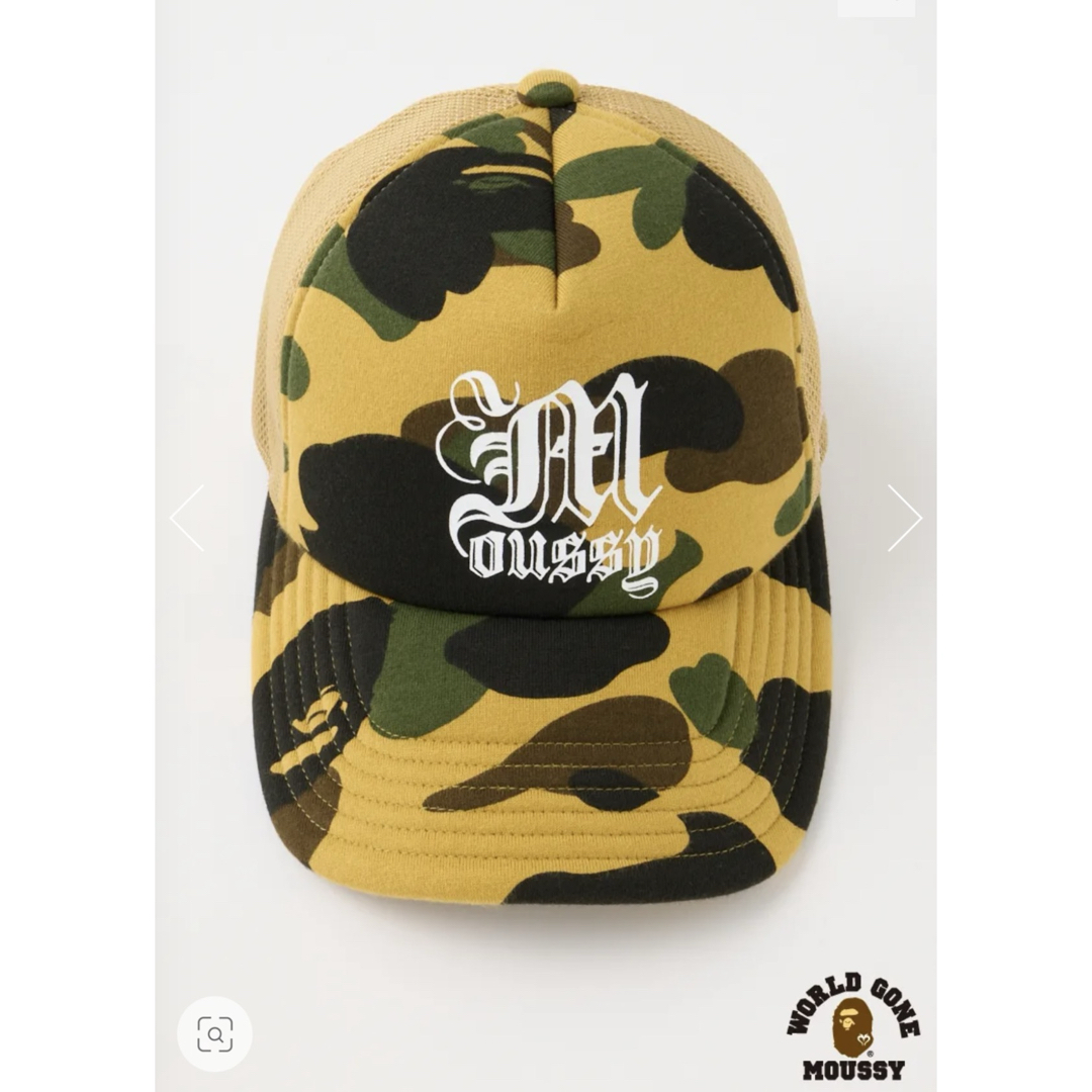 moussy - MOUSSY×APEコラボ BP/MS REISSUE MESH キャップ 新品の通販