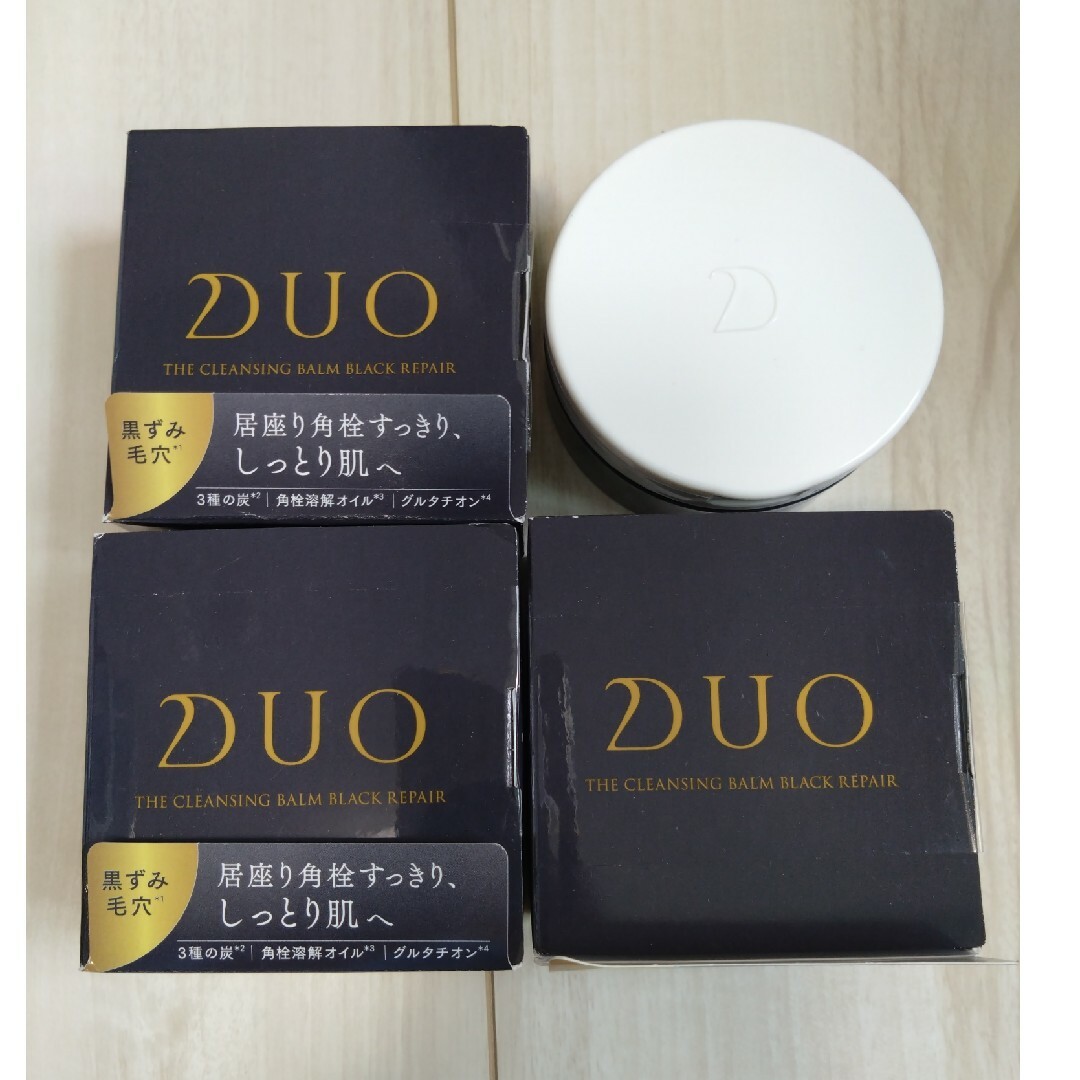 DUO - DUOクレンジングバーム ブラックリペア 4個セットの通販 by
