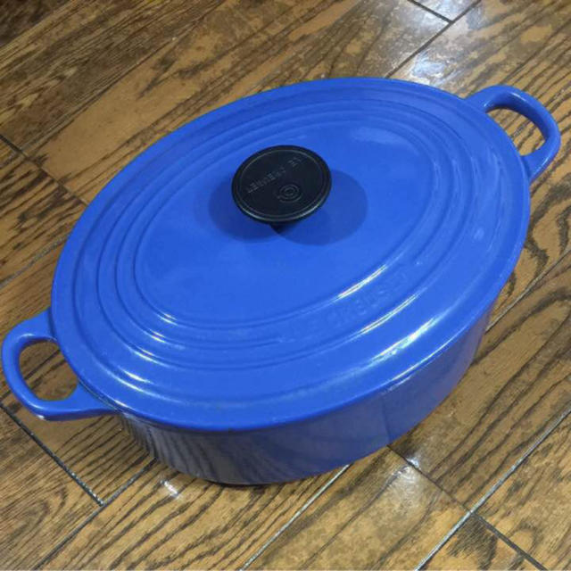 LE CREUSET - ルクルーゼ 29オーバル 青の通販 by めんそ〜れ