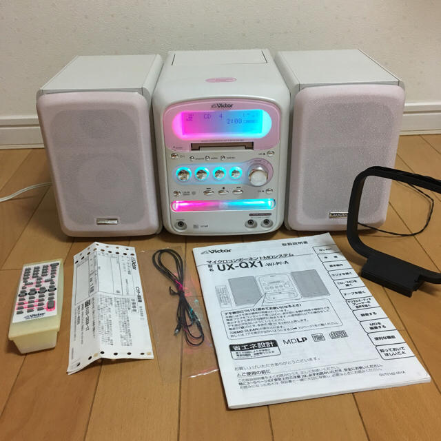 美品】MDコンポ Victor UX-QX1-W ビクターマイクロコンポ の通販 by