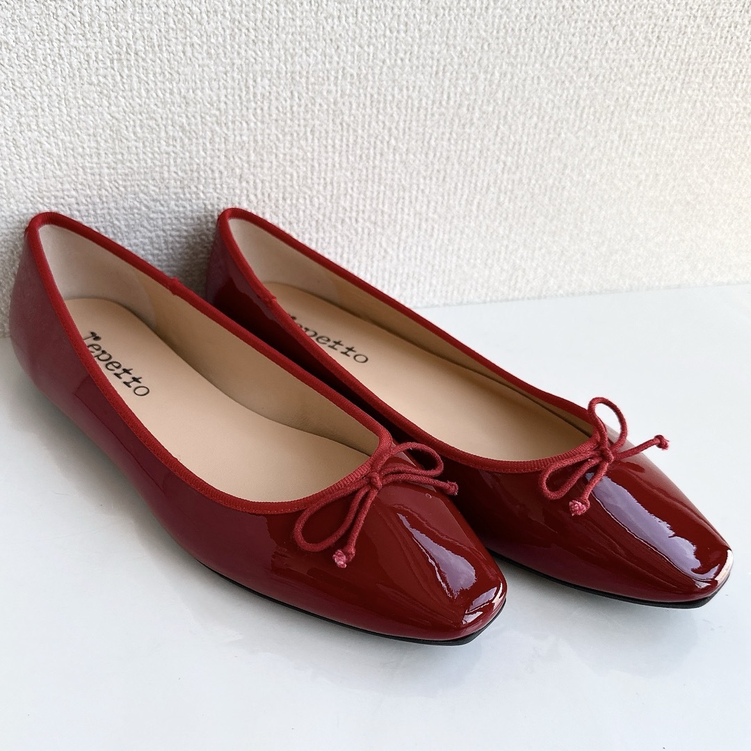 repetto - repetto レペット リボン バレリーナ フラットシューズ