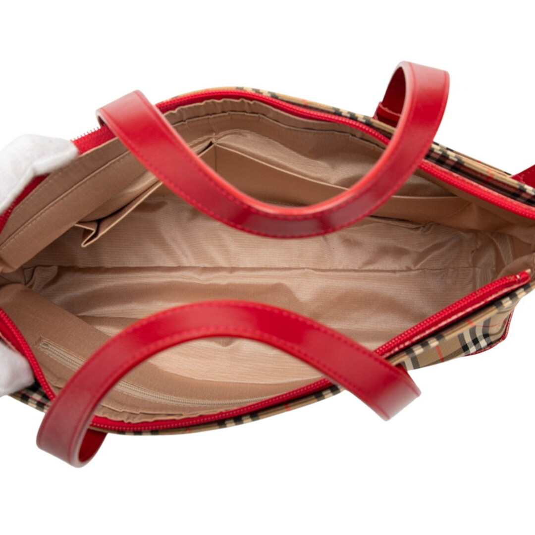 BURBERRY - バーバリー ノバチェック ハンドバッグ キャンバス