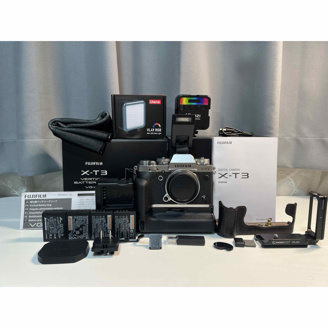 FUJIFILM X-T3 本体 + 付属品【動作確認済】 超豪華！FUJIFILM X-T3 本体
