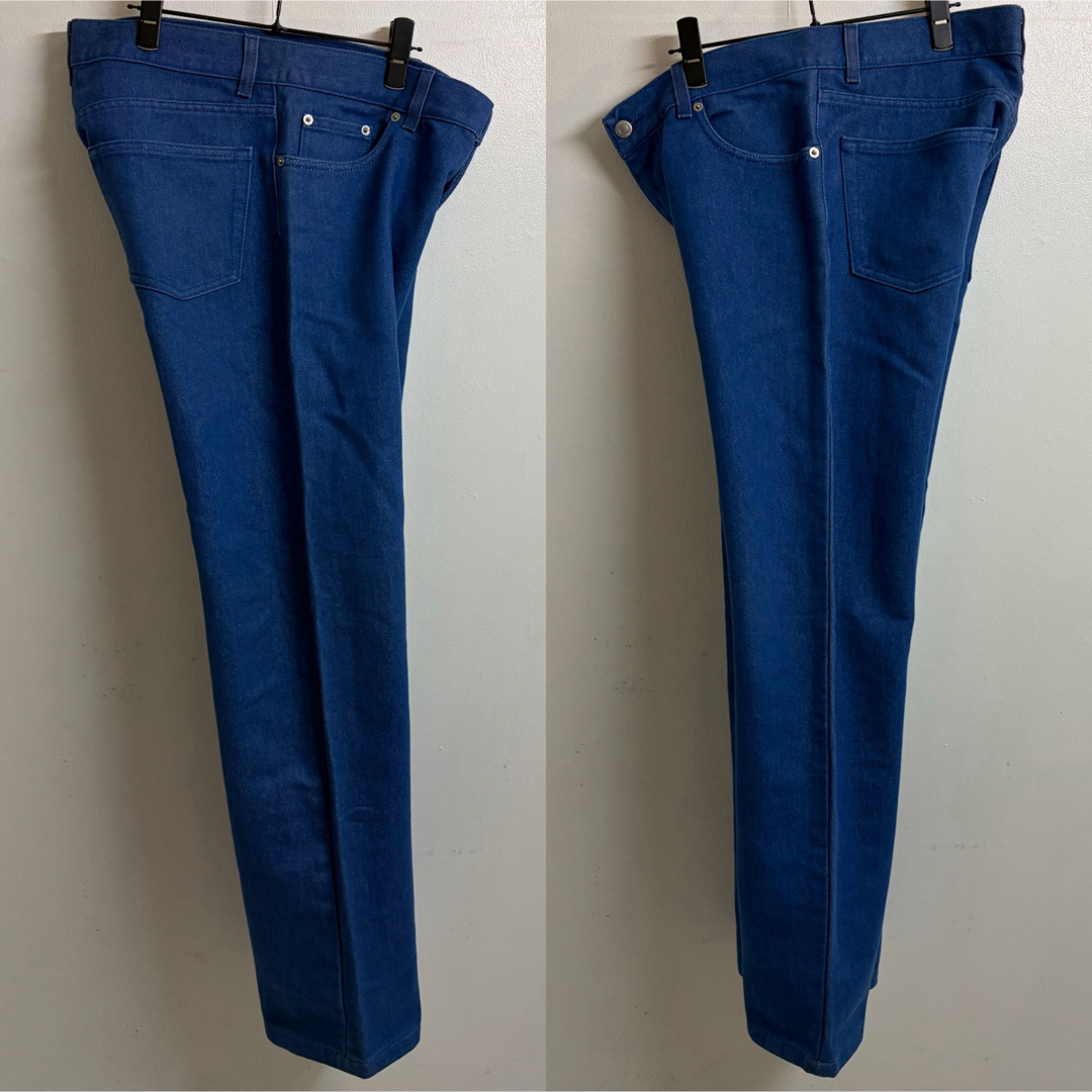 HELMUT LANG - HELMUT LANG VINTAGE 本人期 ブルー カラーデニムパンツ