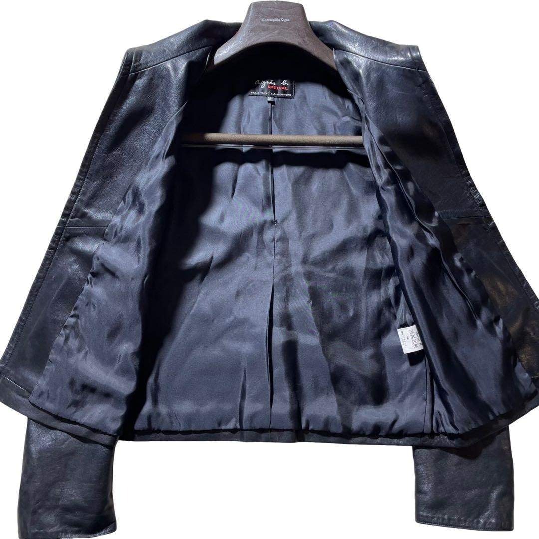 agnes b. - 美品□アニエスベー スペシャル レザージャケット 羊革