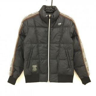 MASTER BUNNY EDITION - マスターバニー ダウンジャケット 黒 千鳥格子