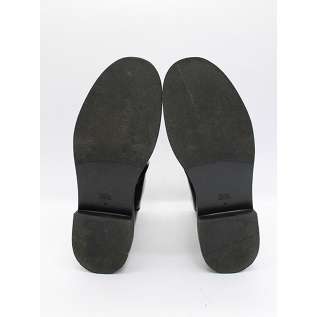 ZARA - ザラ サイドゴアブーツ ブラック レディース 40 【中古】【新