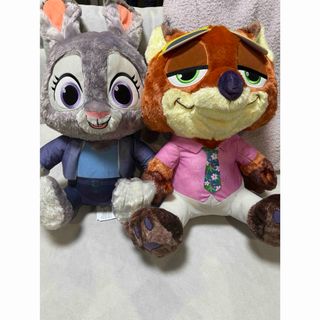 ズートピア2 スーパーラージぬいぐるみ ニック・ワイルド&ジュディ