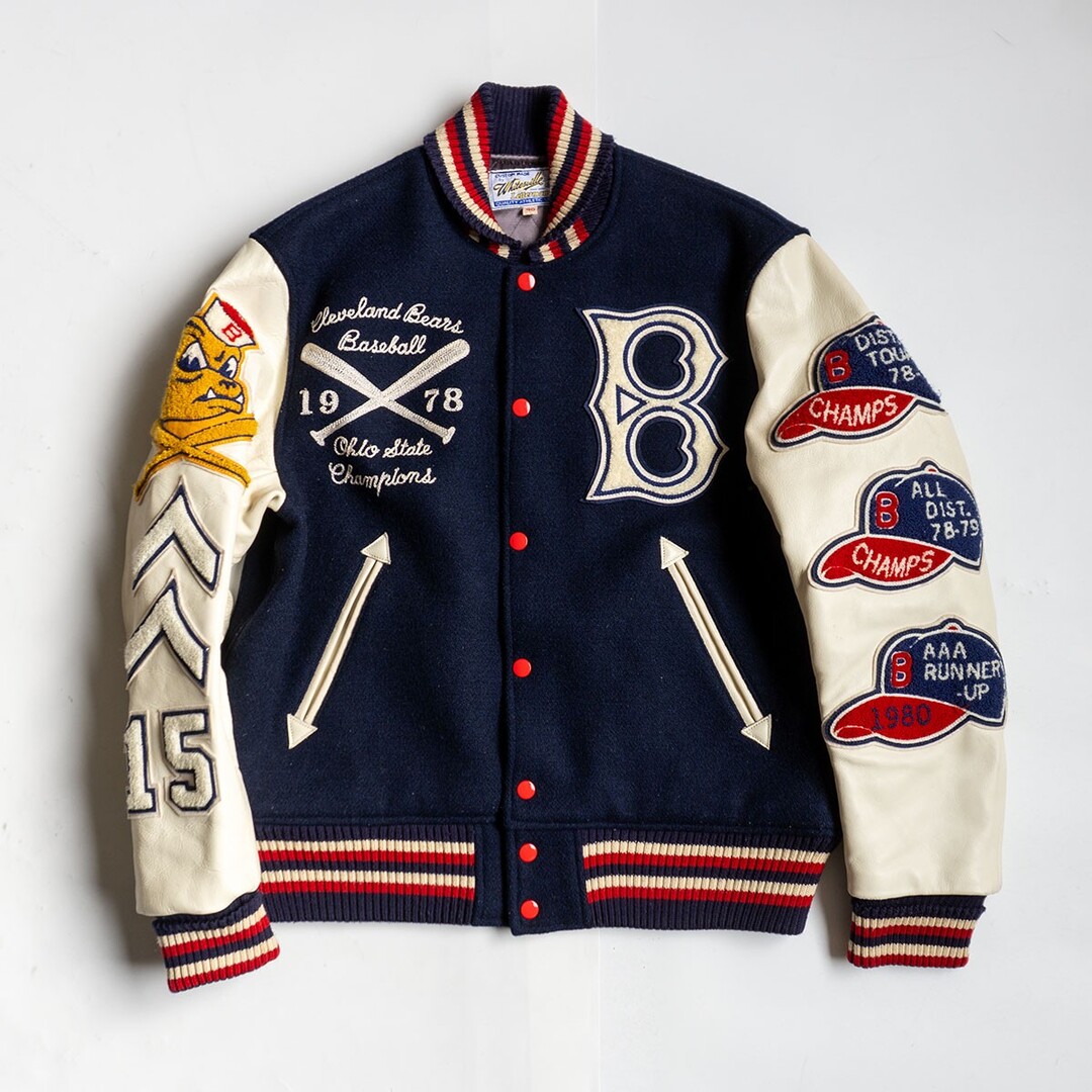 ホワイツビル サーフ ジャンキーズ スタジャン フルデコ 袖革 レア 40