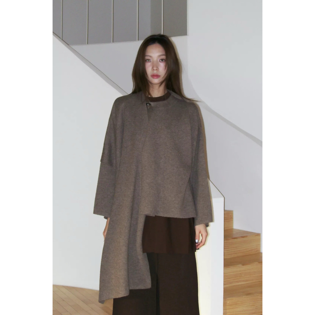 ZARA - スカーフ付きショートニットコートの通販 by Rin Rin ｜ザラ