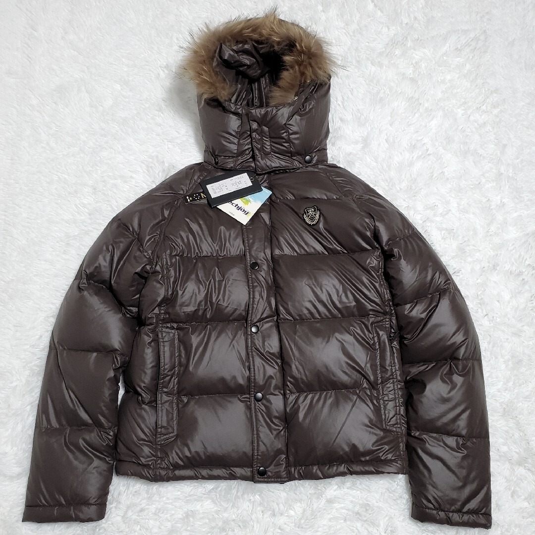 RUSS・K - 未使用✨RUSS-K ダウンジャケット ファー付 y2k ブラウン L