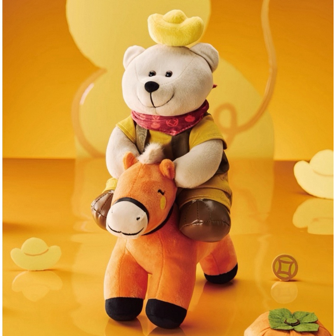 海外限定 スターバックス 干支 うま ベアリスタ ぬいぐるみの通販 by