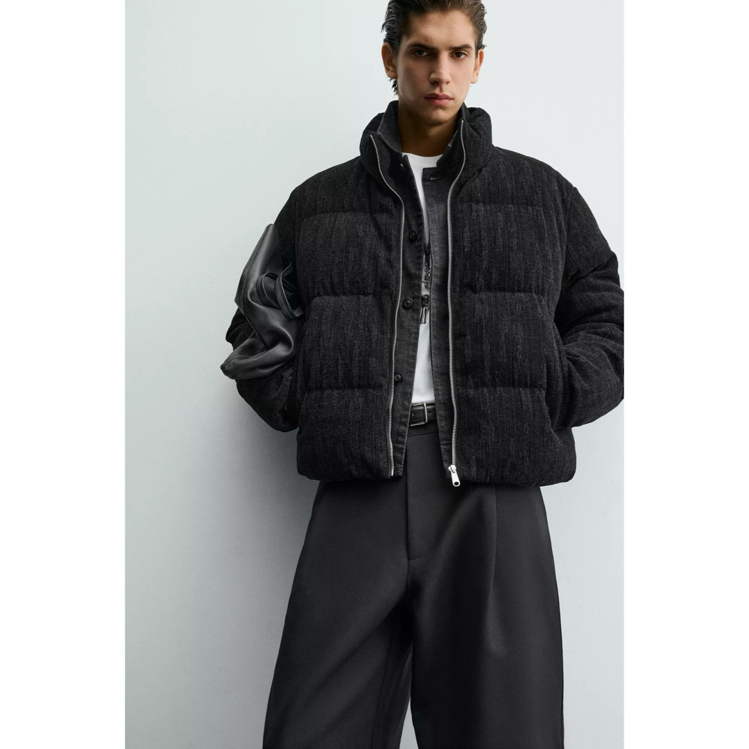 ZARA - ZARA ザラ クロップドフィットパフジャケット XLの通販 by GR