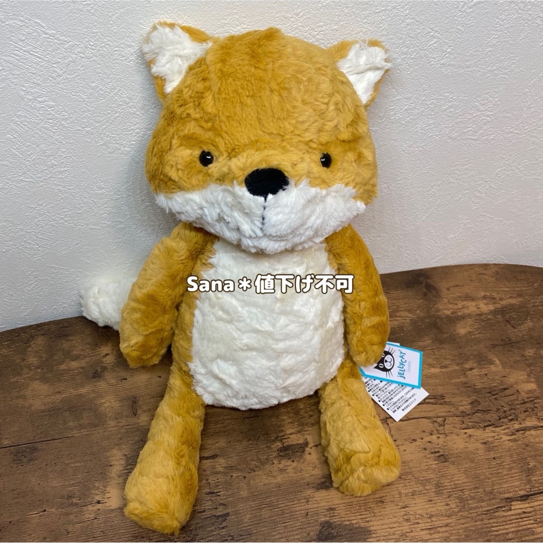 JELLY CAT - 新品 jellycat Tuffet Fox きつね キツネ 狐 ぬいぐるみの