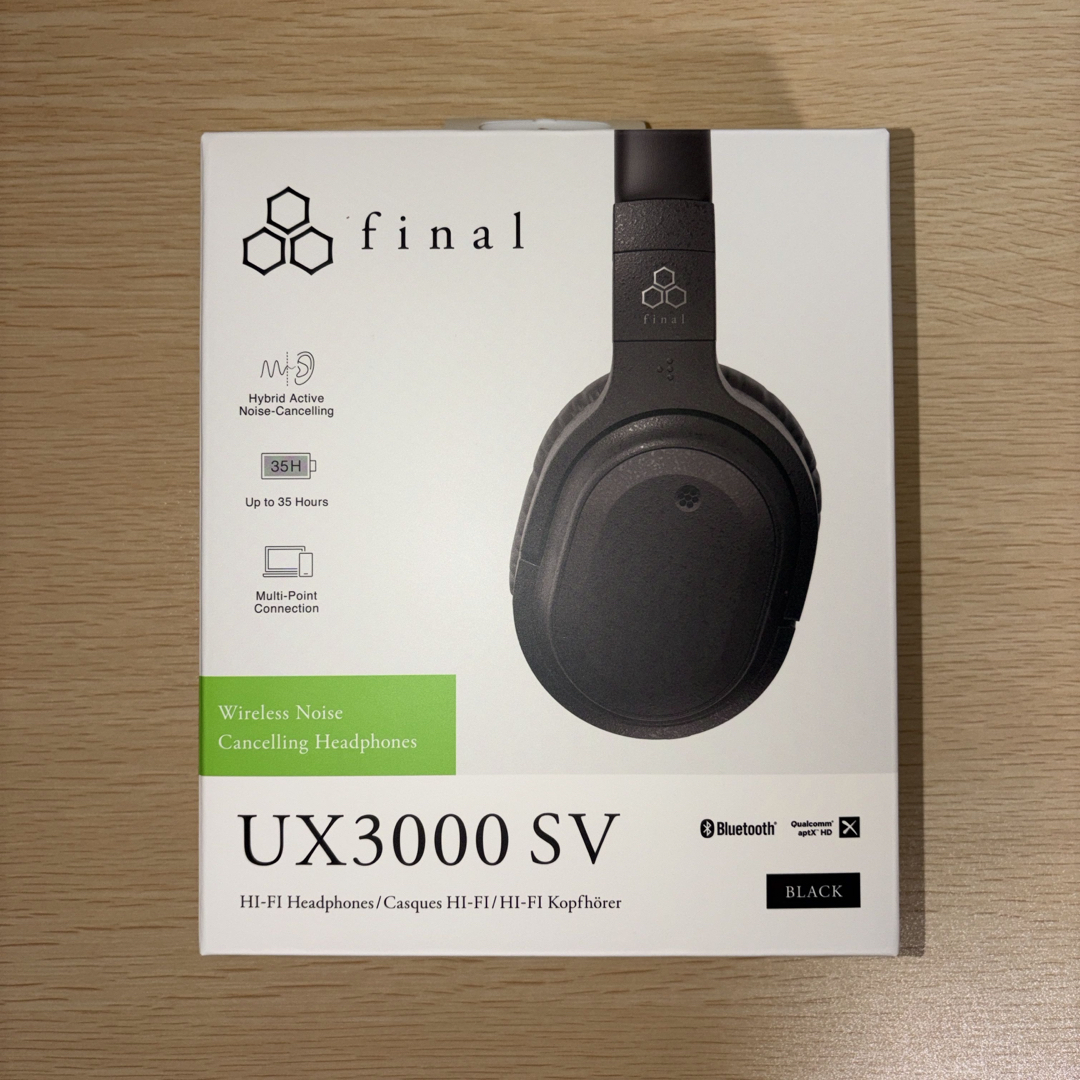 final - 【新品未開封】final ヘッドホン UX3000 SVの通販 by まな