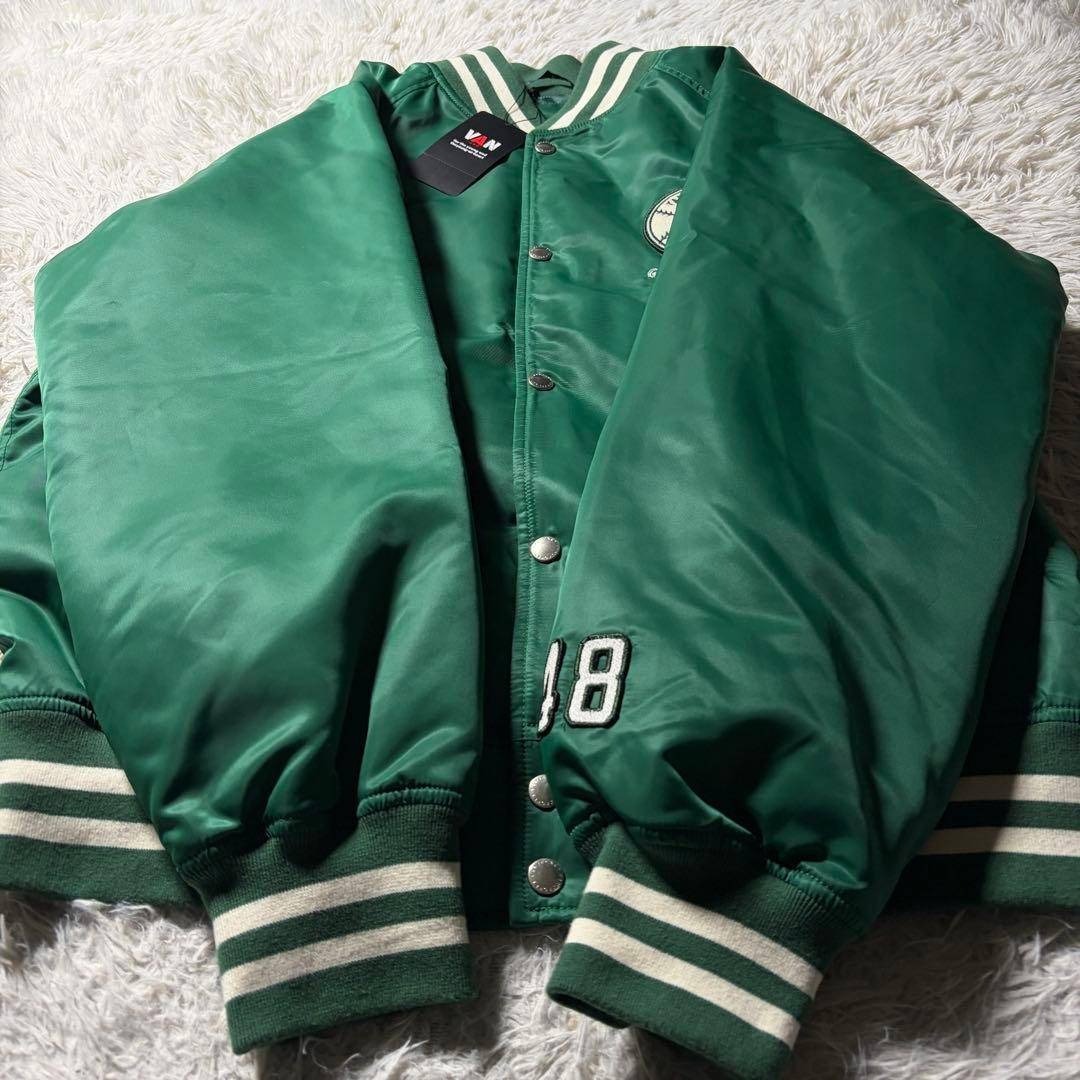 VAN Jacket - 未使用/タグ付□VAN JACKET スタジャン アーチロゴ