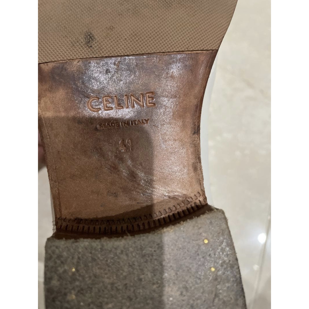 CELINE - CELINE セリーヌ チェルシーブーツ ホワイト 41の通販 by