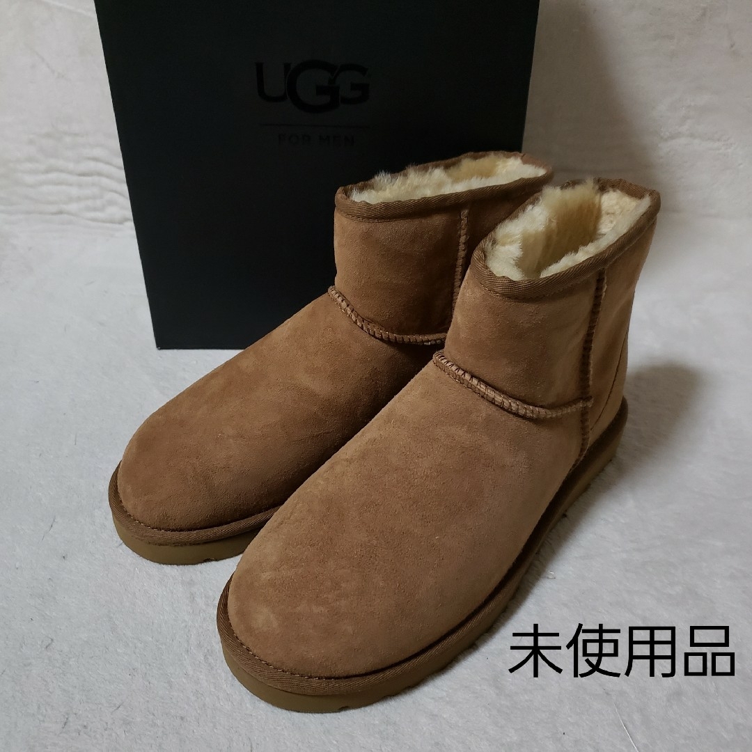 UGG - 新品UGG メンズ クラシック ミニ ムートンブーツ 27㎝ ショート