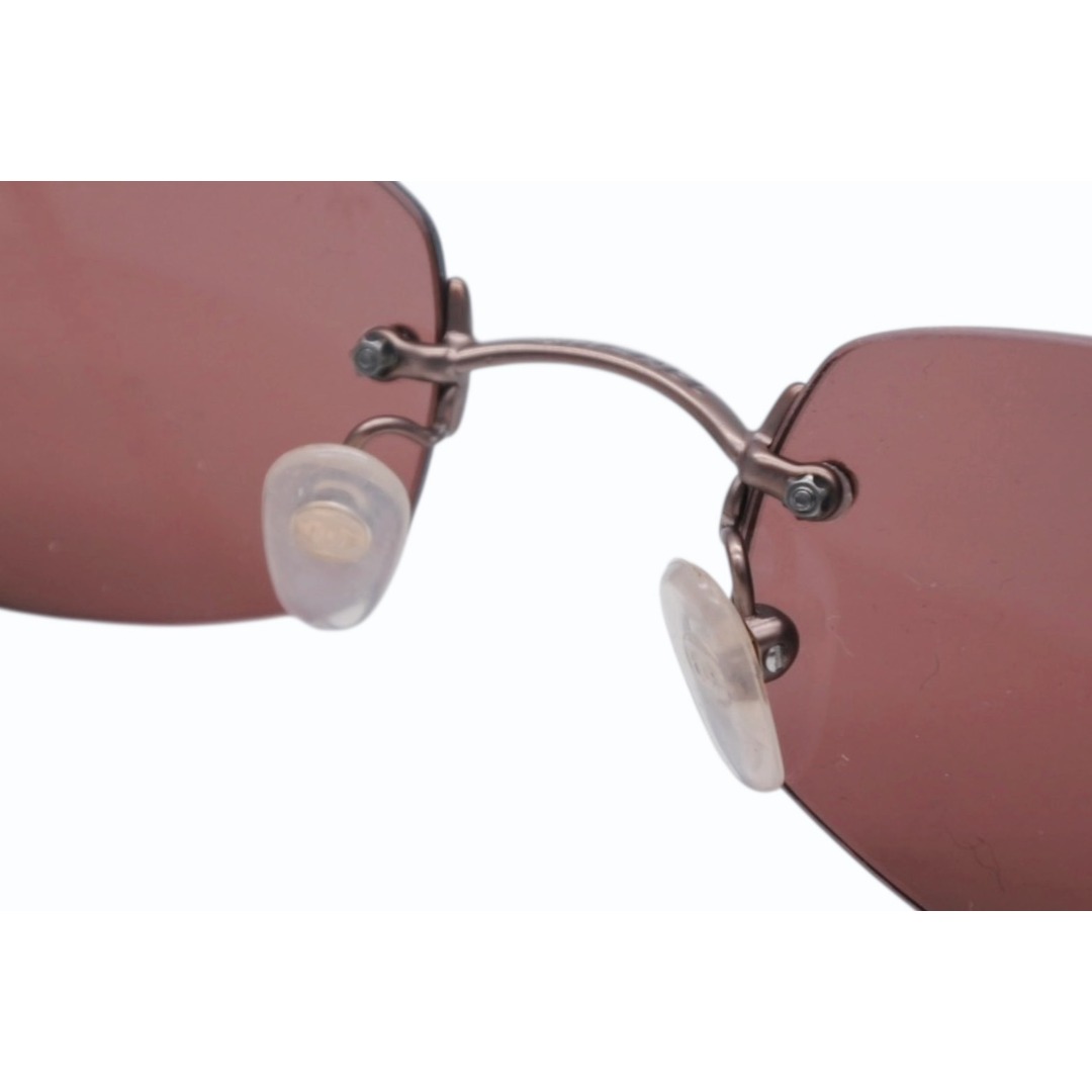 CHANEL - CHANEL シャネル サングラス 眼鏡 ココマーク リムレス フチ