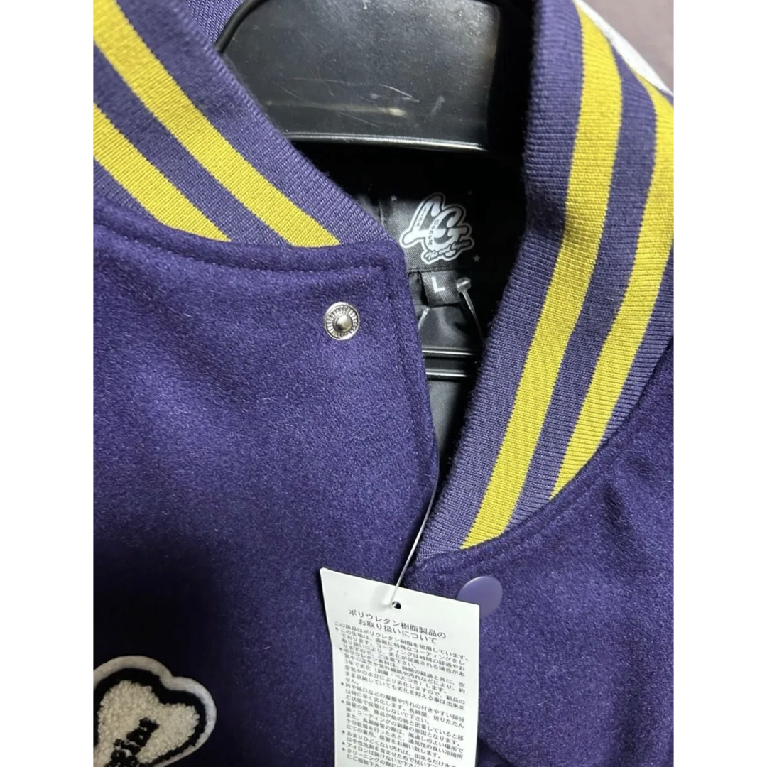 LiSA×GoneR スタジャン限定コラボ L ネイビー ゴールド