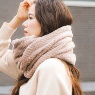 hazama 夜空に駆ける透明彩度のキルティングスヌードの通販 by