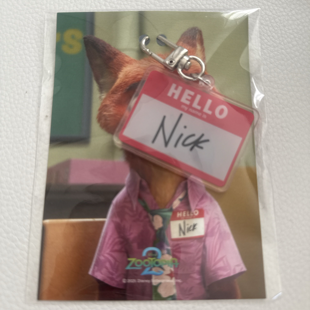 ズートピア2 入場者特典 韓国限定 第6週 キーホルダー ニックの通販 by