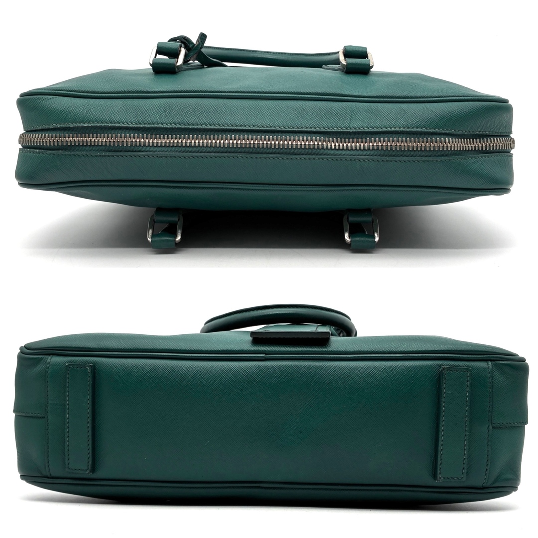 PRADA - 希少色・美品 PRADA プラダ ブリーフケース ビジネスバッグ