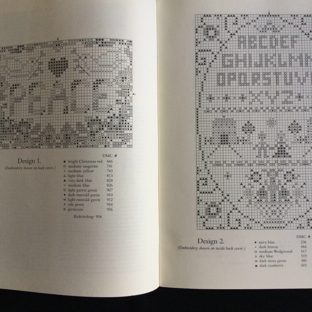 CROSS & STITCH - クロスステッチ 洋書 刺繍 図案集 アルファベット 枠