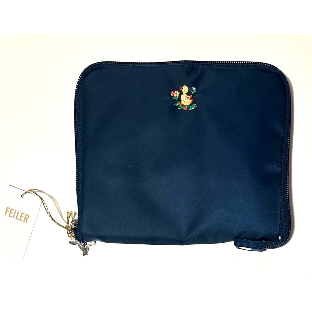 FEILER - ハイジ 携帯バッグ 学校フェイラー ネイビー チェック エコ