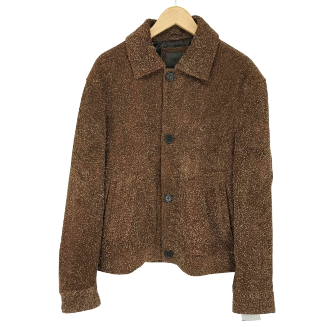 ZARA - ZARA(ザラ) ブラッシュドスエードレザージャケット メンズ