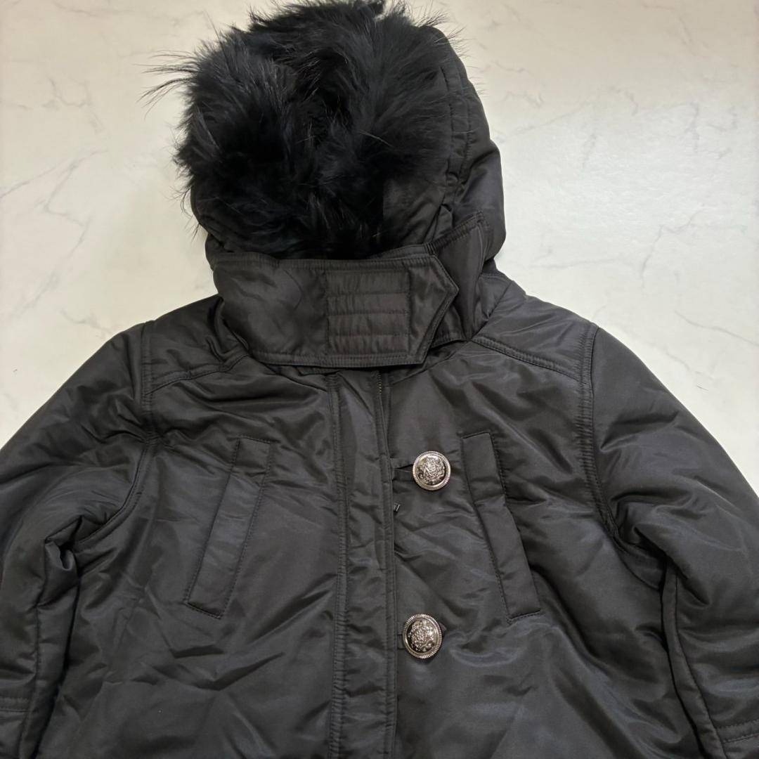 y2k CECIL McBEE ファー付中綿ブルゾン 平成ギャル M（B617）