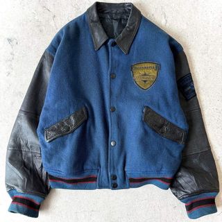 PAZZO - 【人気】PAZZO CLUB パッゾ スタジャン 刺繍 牛革レザー バイ