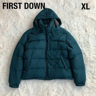 FIRST DOWN - FIRSTDOWNファーストダウンダウンジャケットグリーン