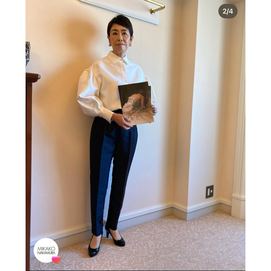 Mikako Nakamura - ミカコナカムラ 最高級ミカドシルク ブラウス 38