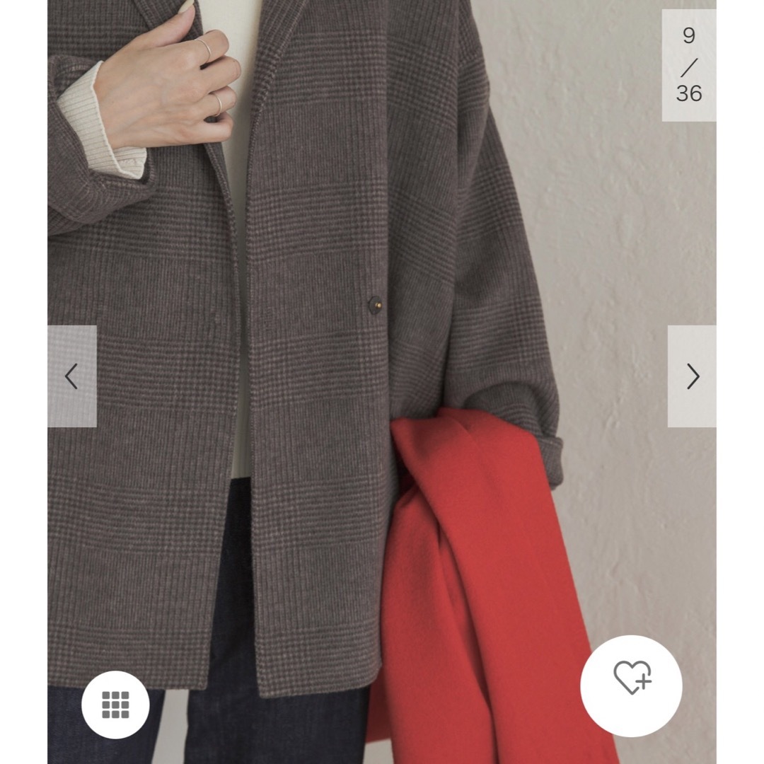 URBAN RESEARCH DOORS - 新品タグ付◉ BROWNCHECK DOORS ウールリバー