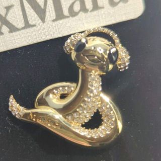 Max Mara - 25SS新作 新品MaxMara クリスタルブローチ フローラルの