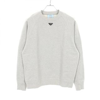 PRADA - 極美品 PRADA プラダ スエット ロゴ 三角 トレーナー グレーの