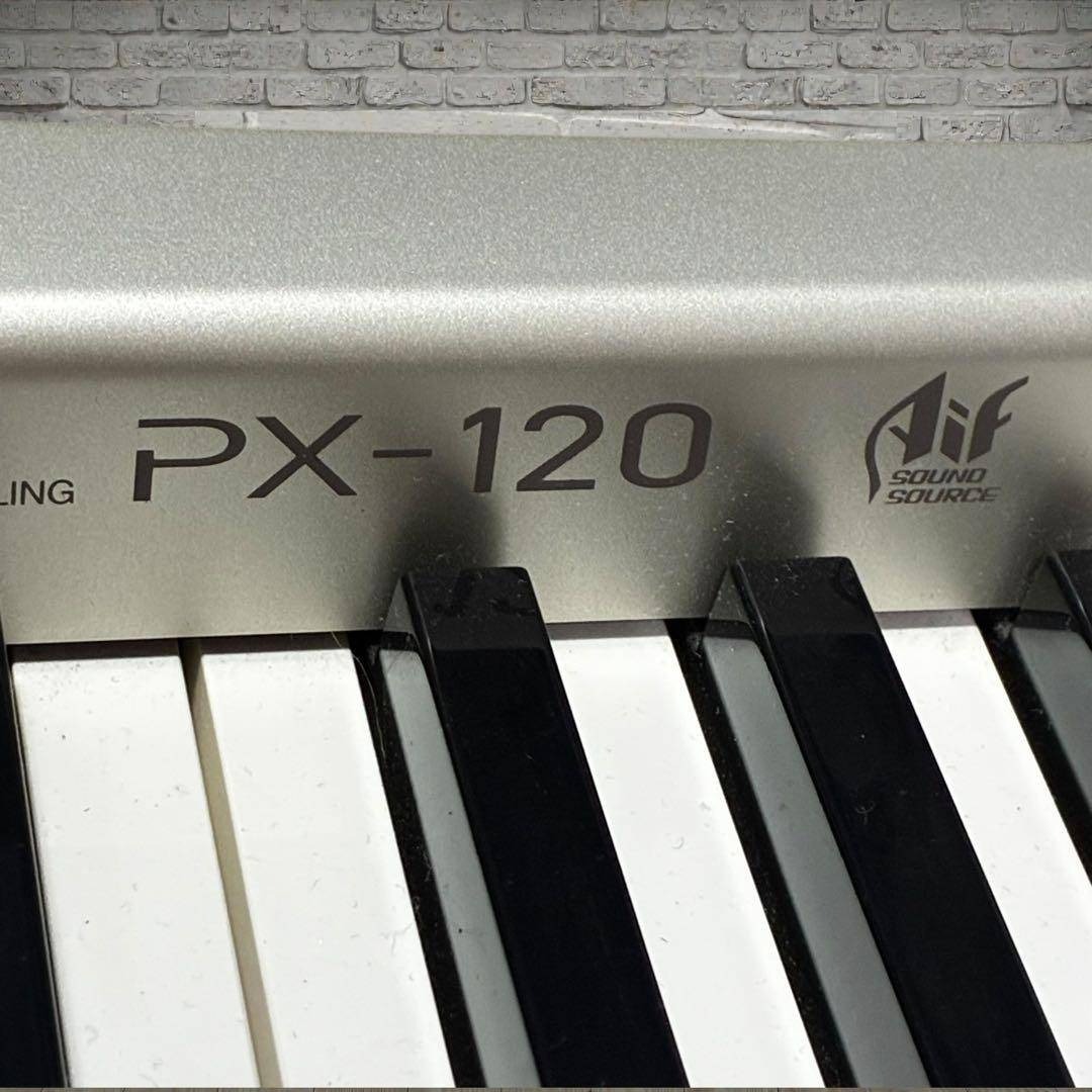 CASIO - 動作良品✨ CASIO Privia PX-120 電子ピアノ 88鍵 シルバーの