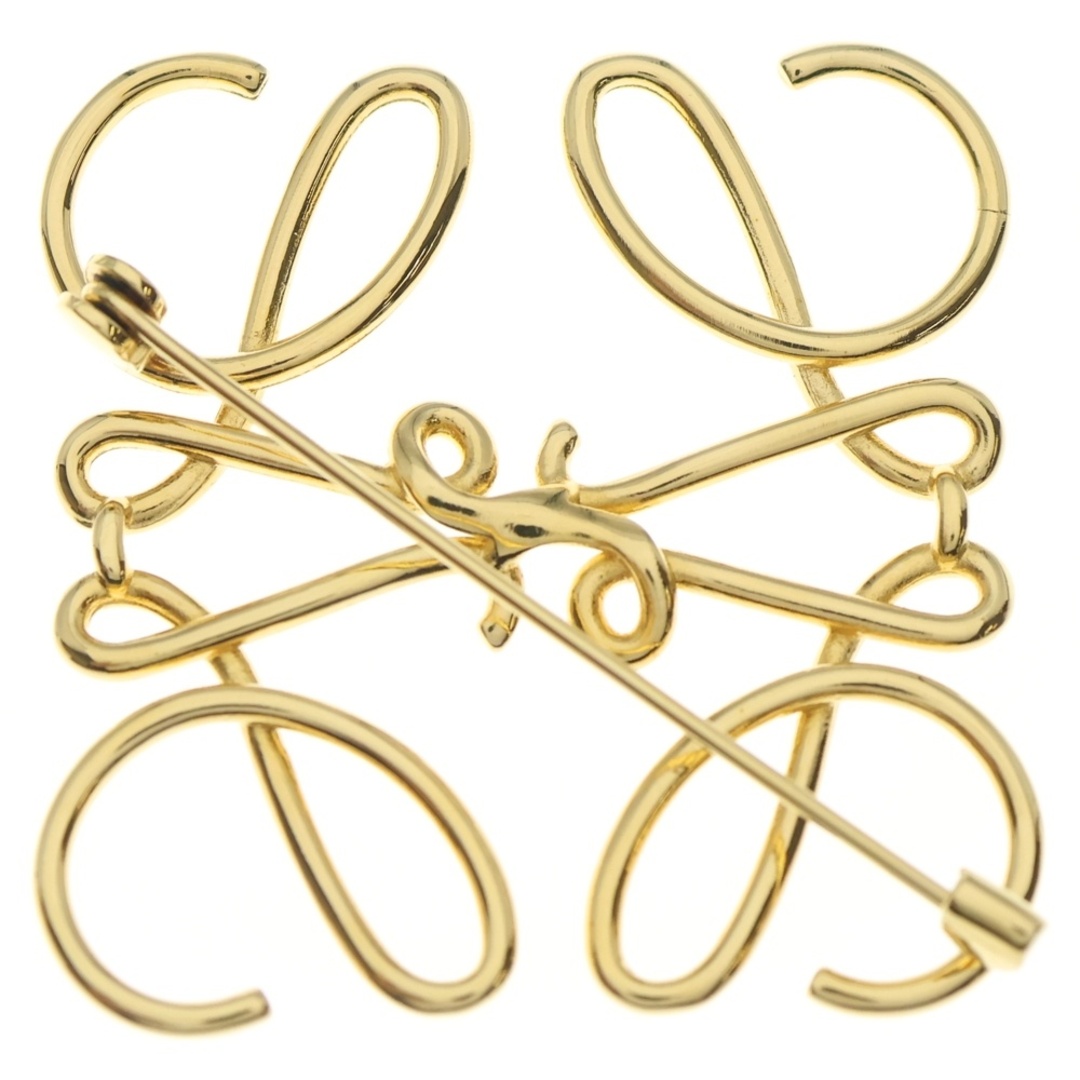 LOEWE - LOEWE ロエベ アナグラム ブローチ ゴールド GP ゴールド