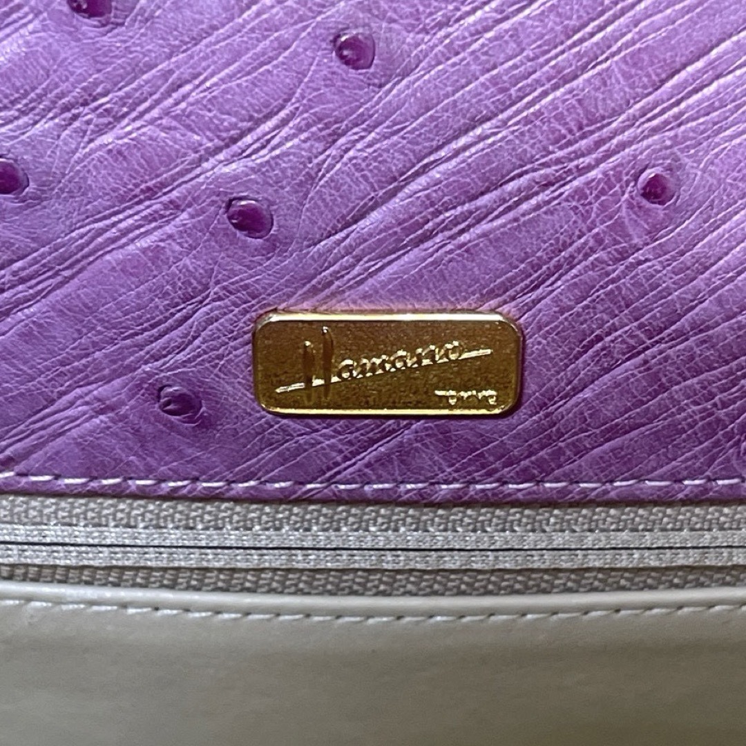 濱野皮革工藝/HAMANO - 【美品】HAMANO 濱野皮革工藝 オーストリッチ