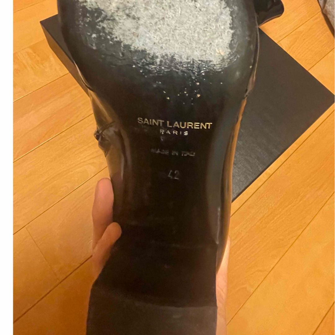 SAINT LAURENT - SAINT LAURENT 23AW xivジップヒールブーツの通販 by