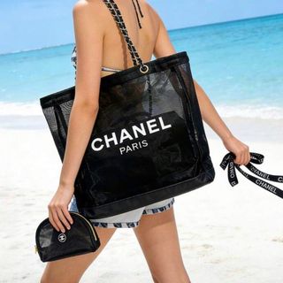 CHANEL - 新品CHANEL ノベルティ トートバッグ ツイード グリーン