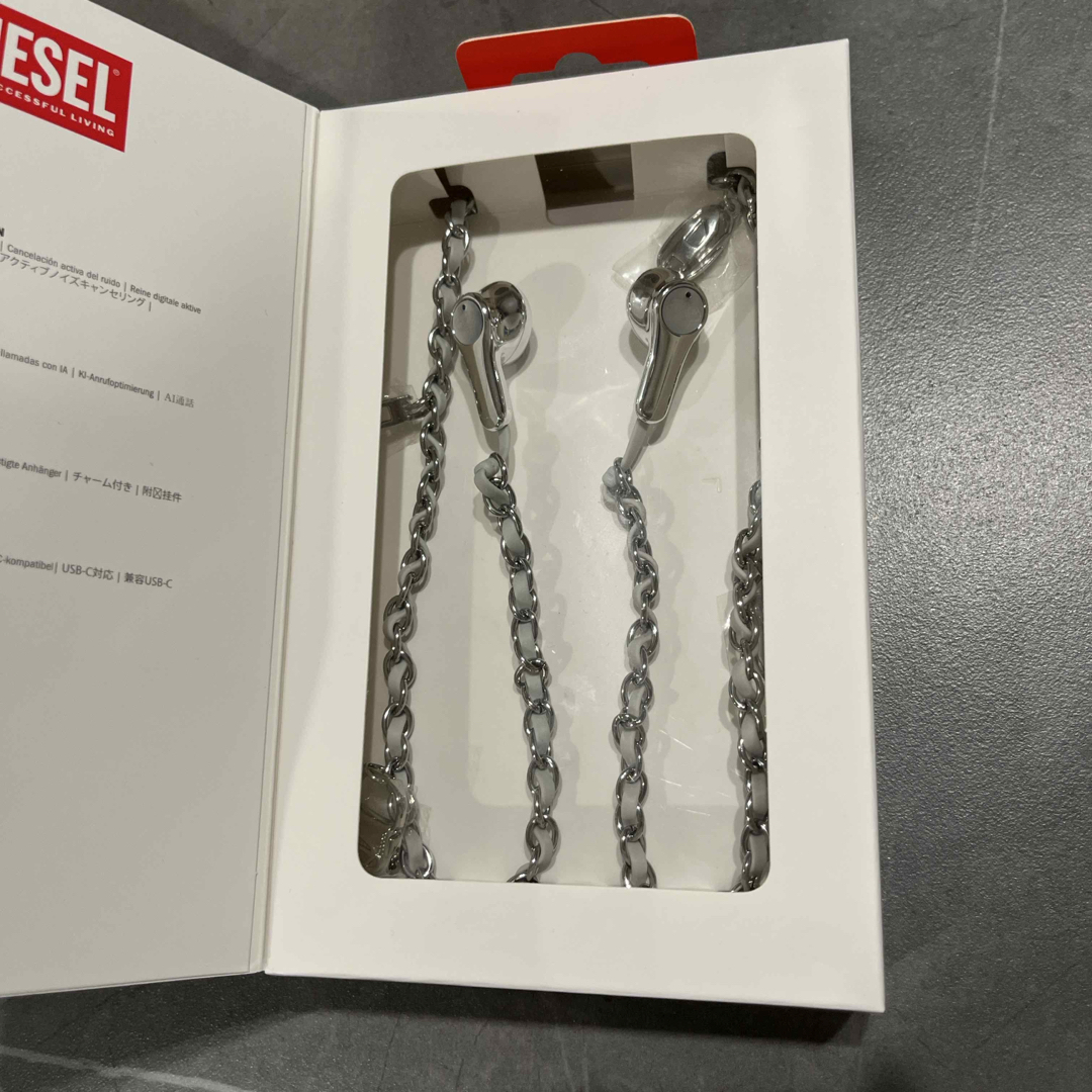 DIESEL - DIESEL Wired Earbuds シルバー イヤホンの通販 by z4's shop