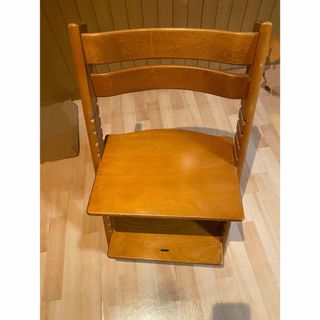 Stokke - ストッケ トリップトラップ 旧型ベビーガード 革ベルト付きの