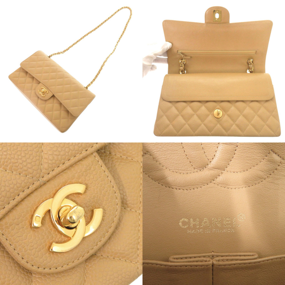CHANEL - 美品 シャネル マトラッセ25 ダブルフラップ キャビアスキン
