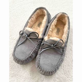 UGG - アグ UGG スワロフスキーピン付きムートンブーツ 黒 6サイズ