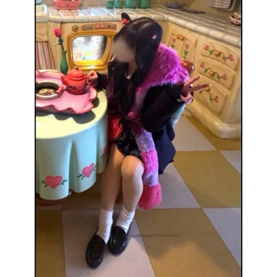 Disney - 【美品お買得】ディズニーマフラーキャップチェシャ猫 JK 猫