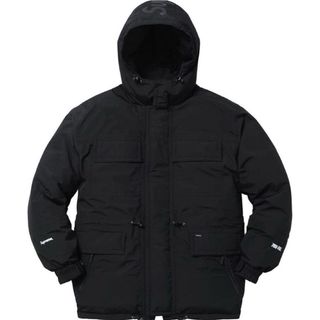 Supreme - supreme Logo Tape N-3B Parka シュプリーム ダウンの通販