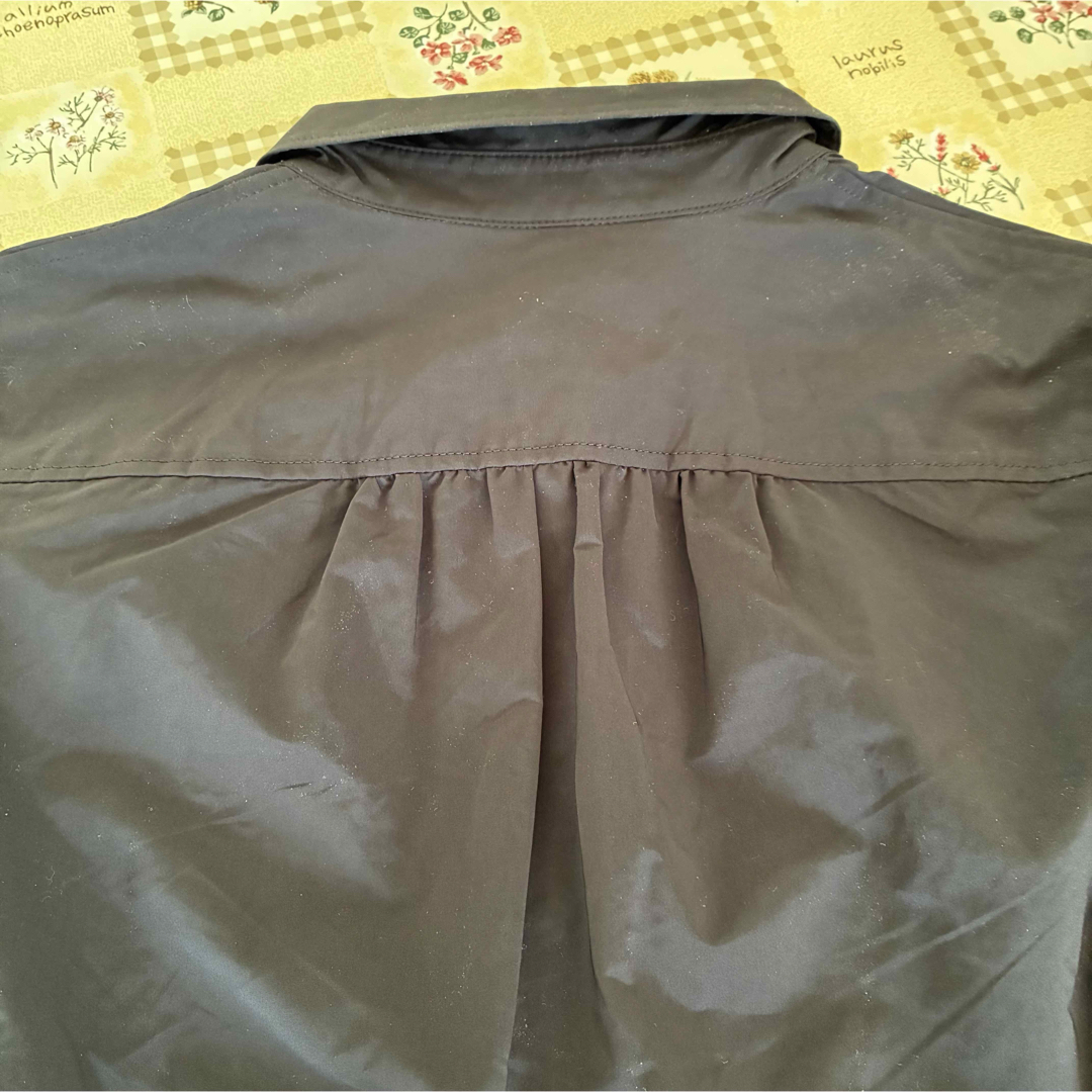 Theory luxe - theory luxe ブラック 七部袖 シャツ ブラウス ロング丈