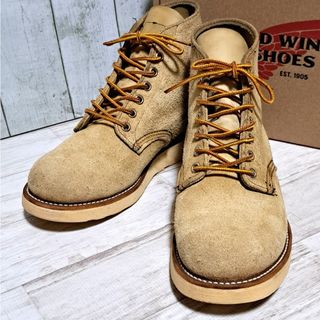 REDWING - 四角犬タグ8167セッターベージュスエード8173 8166 875 8875